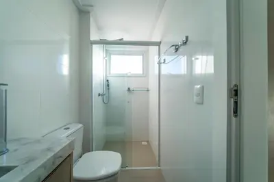 Uma casa de banho em Curaçao 201 - Cobertura duplex com jacuzzi privativa - 50 metros da Praia de Canto Grande!