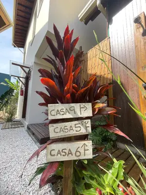 A planta de Refúgio Aconchegante em Mariscal - Baoba Suítes