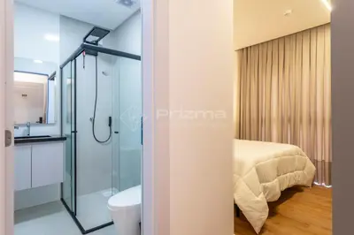 Uma casa de banho em 405 Suíte em Localização Incrível Praia de Bombinhas a 120m