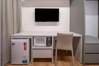 A cozinha ou kitchenette de 405 Suíte em Localização Incrível Praia de Bombinhas a 120m
