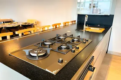 A cozinha ou kitchenette de ASA | Casa Ampla | Piscina | Gourmet | 5 Min Praia
