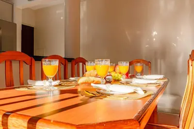 Refeições no apartamento ou nas proximidades