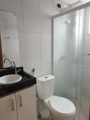 Uma casa de banho em Condomínio Jardim das Américas em Bombinhas - Você Merece estar no Paraiso