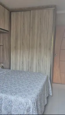 Uma cama ou camas num quarto em Casa Perão