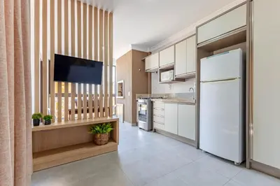 A cozinha ou kitchenette de Pousada Nalu Bombinhas