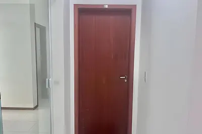 A planta de Perfeito! Apto 1 quarto na Praia de Palmas - WG04I
