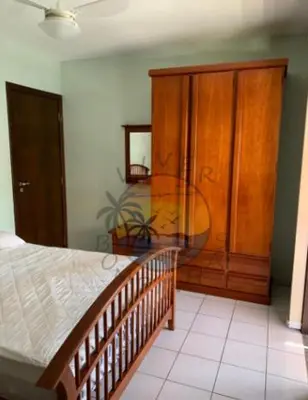 Uma cama ou camas num quarto em Sobrado Alto Padrão Zona Central da Praia com 02 Dormitórios
