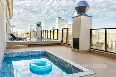 A piscina em ou perto de Aconchego e Lazer no Coração de Itapema