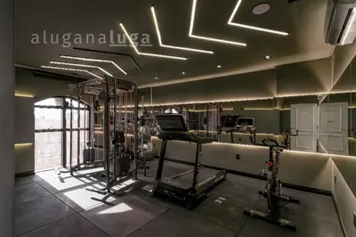 O centro de fitness e/ou as comodidades de fitness de Aconchego e Lazer no Coração de Itapema