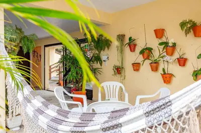 A planta de Espaçoso Sobrado a 200 Metros da Praia de Bombas