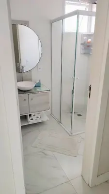 Uma casa de banho em 262-Cobertura com vista mar, 3 suítes, Mar de Belize