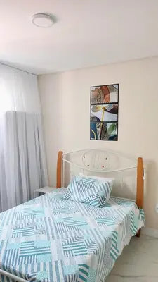 Uma cama ou camas num quarto em 262-Cobertura com vista mar, 3 suítes, Mar de Belize
