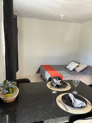 A planta de Loft casal no Centro - Praia a Pé