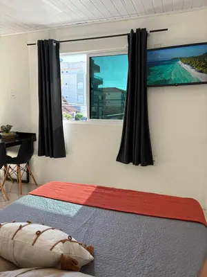 A planta de Loft casal no Centro - Praia a Pé