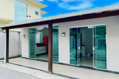 O edifício onde a casa de férias está situado