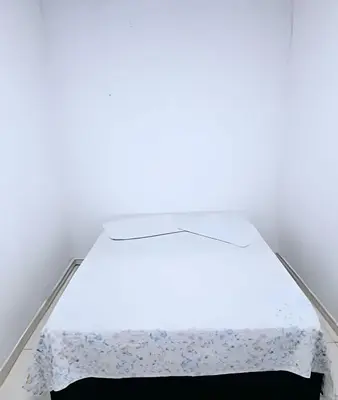 Uma cama ou camas num quarto em Apartamento econômico para até 4 Apto Econômico para 4 pessoas - Completopessoas, totalmente equipado