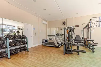 O centro de fitness e/ou as comodidades de fitness de Boulevard: Apto Exclusivo a Passos do Mar