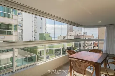 Uma varanda ou terraço em Apto 3 Quartos a 130m da Praia MMP0137