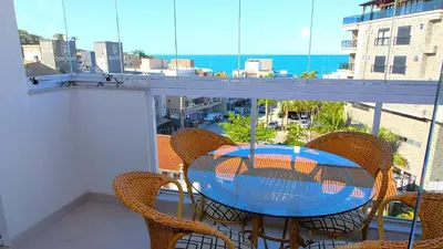 Uma varanda ou terraço em 1064- Excelente apto na praia de Bombinhas