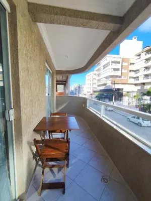 Uma varanda ou terraço em Residencial Ernesto Neves - 5 min da praia de Bombas