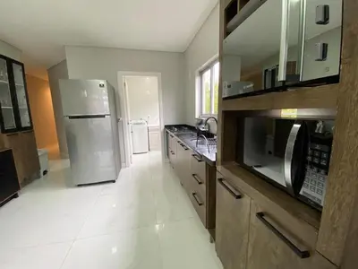 A cozinha ou kitchenette de Apartamento em Bombinhas