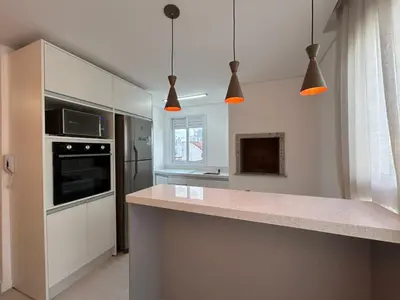 A cozinha ou kitchenette de Res Diamante - Praia de Bombas
