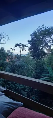 Uma varanda ou terraço em Casa do canto das ondas