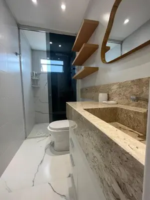 Uma casa de banho em Ap Ilhas Maurício