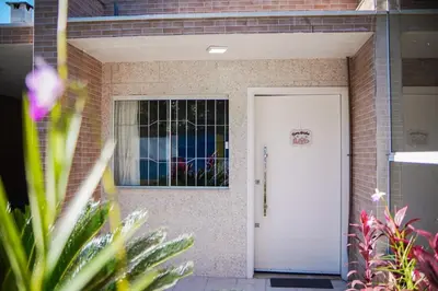 A planta de Praia de Palmas, casa com espaço externo - 0489