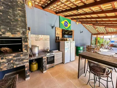 A cozinha ou kitchenette de Casa Vila de Palmas - 0340