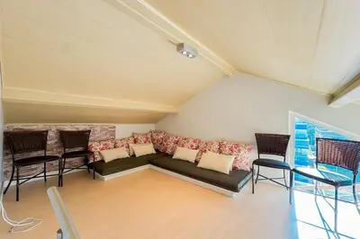 Uma área de estar em Cobertura com jacuzzi Aquecida exclusiva - 0432