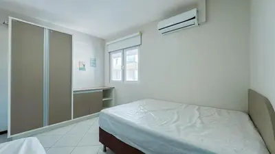 Uma cama ou camas num quarto em Cobertura com jacuzzi Aquecida exclusiva - 0432