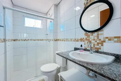 Uma casa de banho em Cobertura com jacuzzi Aquecida exclusiva - 0432