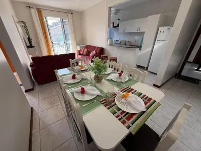 A cozinha ou kitchenette de Cód 115 – Apartamento aconchegante a 50m do mar