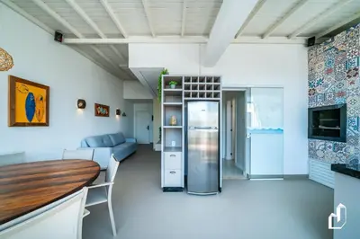 A cozinha ou kitchenette de Cobertura 03 dormitórios na Avenida dos Coqueiros