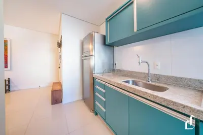 A cozinha ou kitchenette de Cobertura 03 dormitórios na Avenida dos Coqueiros