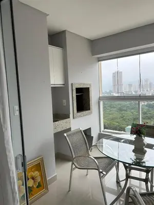 A cozinha ou kitchenette de Apartamento proximo ao mar