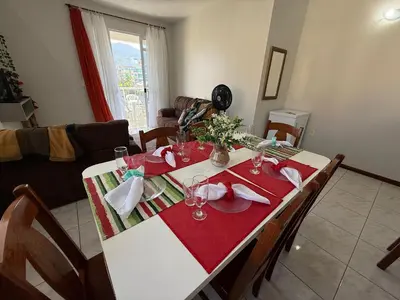 A planta de Cód 117 - Apartamento aconchegante a 50m do mar