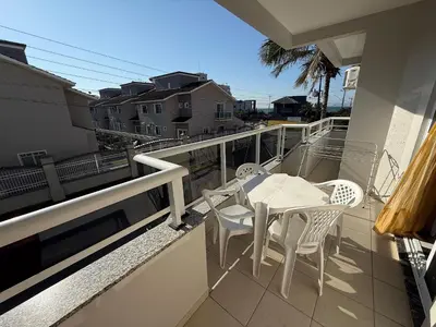 Uma varanda ou terraço em Cód 104- Apartamento aconchegante de 3 dormitórios