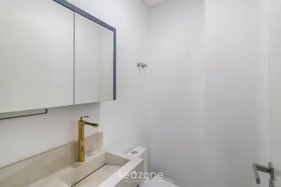 Uma casa de banho em Apto c/ Churrasqueira a 550m da Praia UPS1002