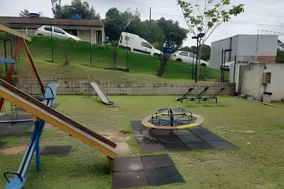 A área de jogos para crianças em Apartamento 8º andar com Garagem e Churrasqueira