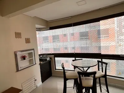 A cozinha ou kitchenette de Apartamento de Praia em Itapema