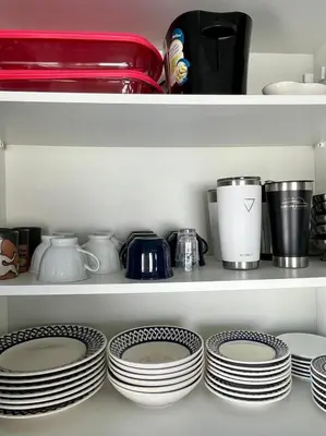 A cozinha ou kitchenette de MarisC&LHouse 1- Quarto casal