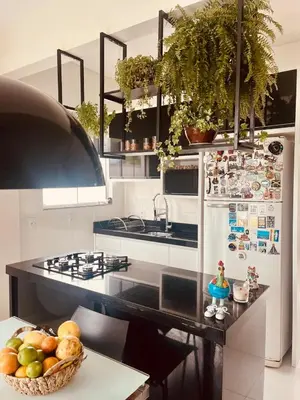 A cozinha ou kitchenette de MarisC&LHouse 1- Quarto casal