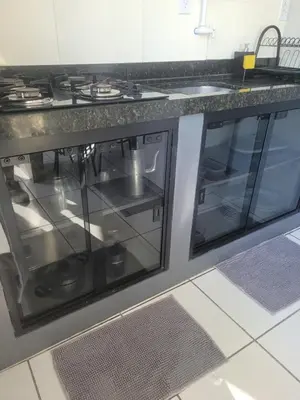 A planta de Casa em Balneário Camboriú com Churrasqueira