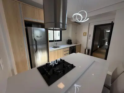 A cozinha ou kitchenette de Cód 153 - Ap. completo no Residencial Pinales