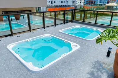 A piscina em ou perto de Apto Novo - 400m da praia de Palmas - 0152