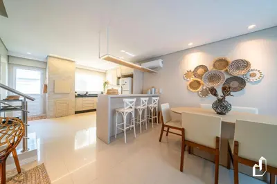 A cozinha ou kitchenette de Condomínio com piscina e saída direta para a praia