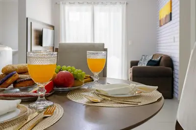 Refeições no apartamento ou nas proximidades