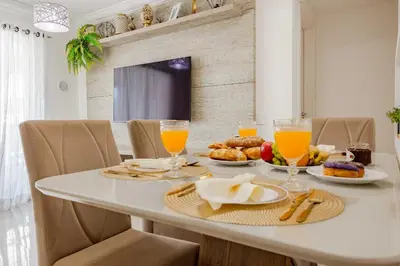 Refeições no apartamento ou nas proximidades
